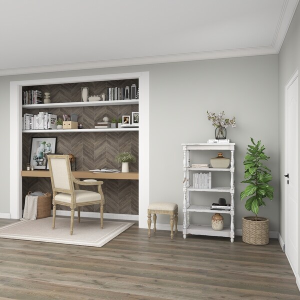 White Fir Farmhouse Shelving Unit 55 x 30 x 16 - 16 x 30 x 55