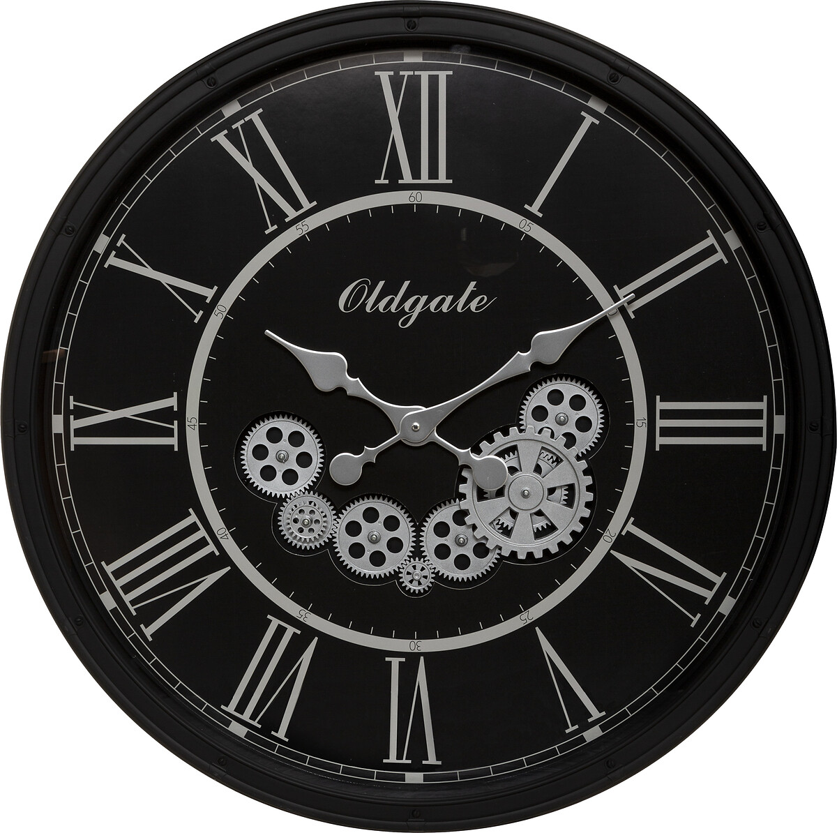 Relógio de parede meca loann preto