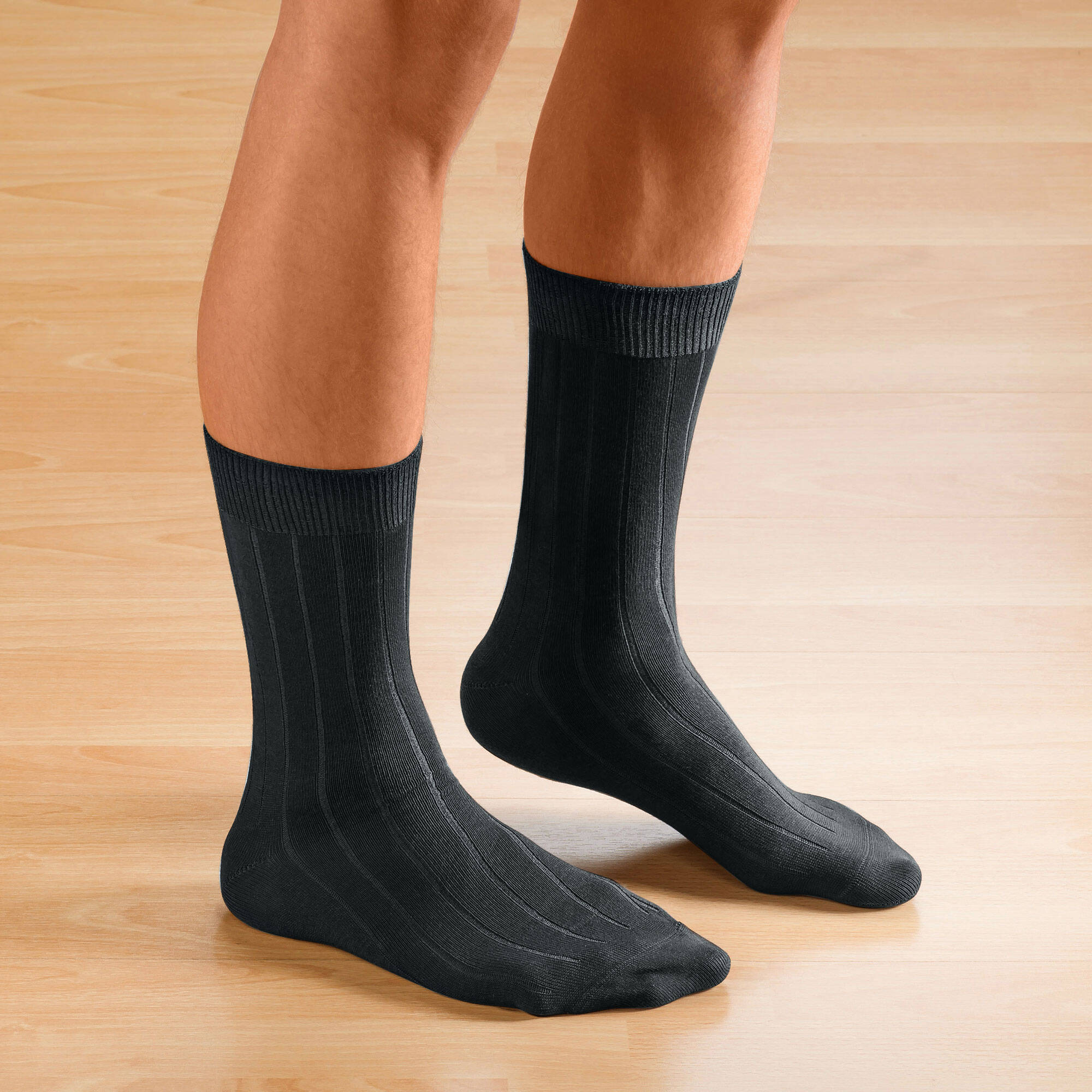 Mi-chaussettes non comprimantes - lot de 2 paires