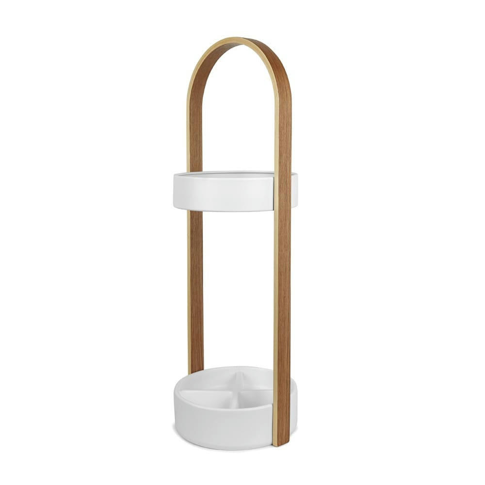 HUB - Porte parapluies hub acier blanc