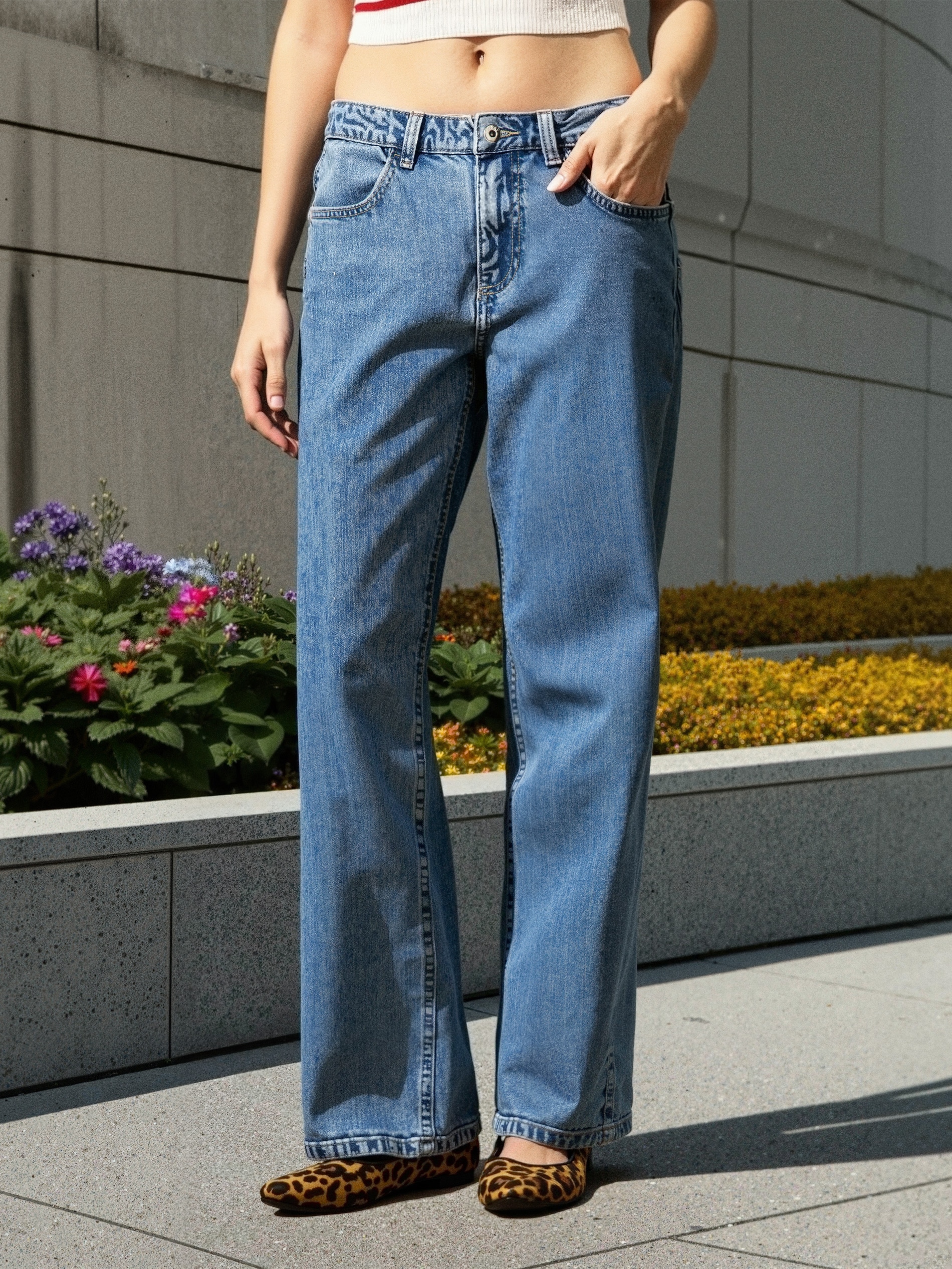 Jeansy straight