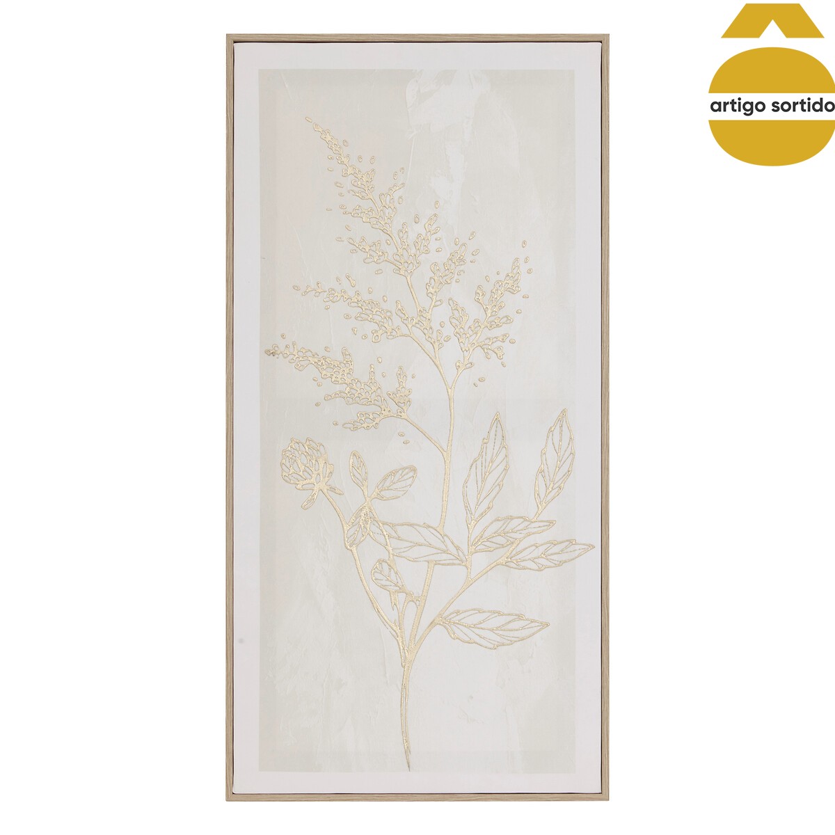 Quadro decorativo BERYL efeito alumínio 3d