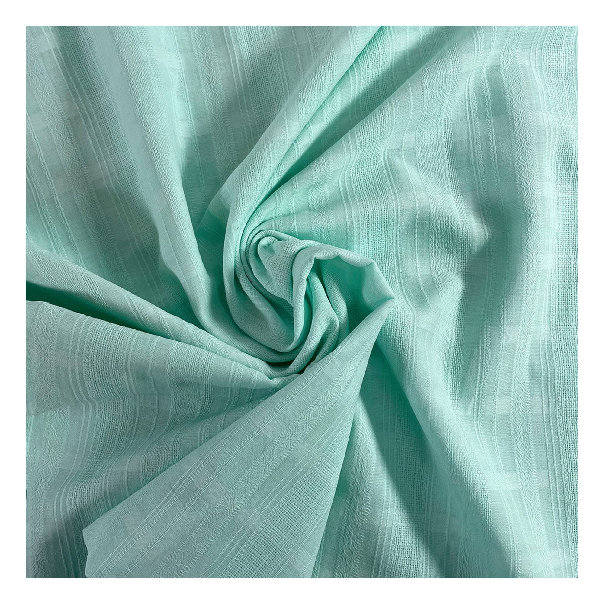 Green Linen Weave Fabric by the Metre