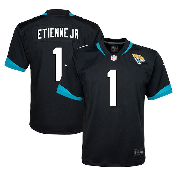 Travis Etienne Jacksonville Jaguars Nike Youth Alternate Player Game Jersey - Black