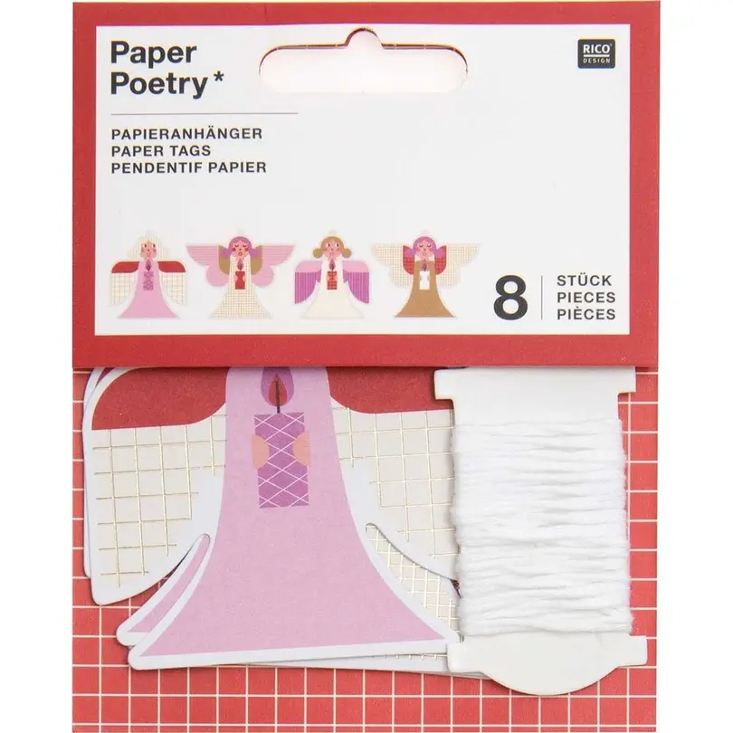 Etiketten 8er-Set Xmas