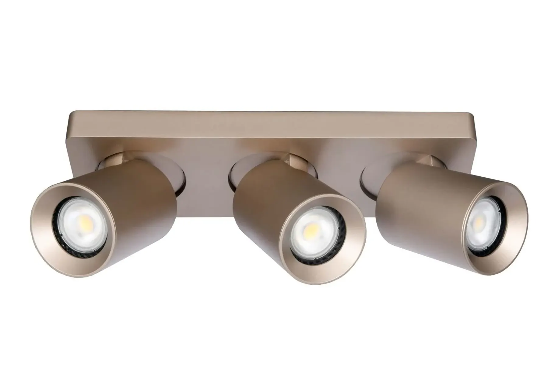 Artdelight spot Megano - 3 lichts - 30 x 11.5  cm - champagne