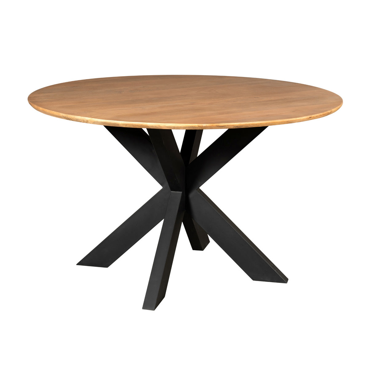 StarFurn Eettafel Madison - Rond Naturel Hout - 150x150x76cm