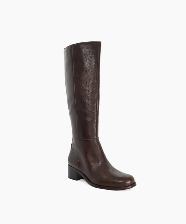 Turner Brown - Leather Knee High Boots