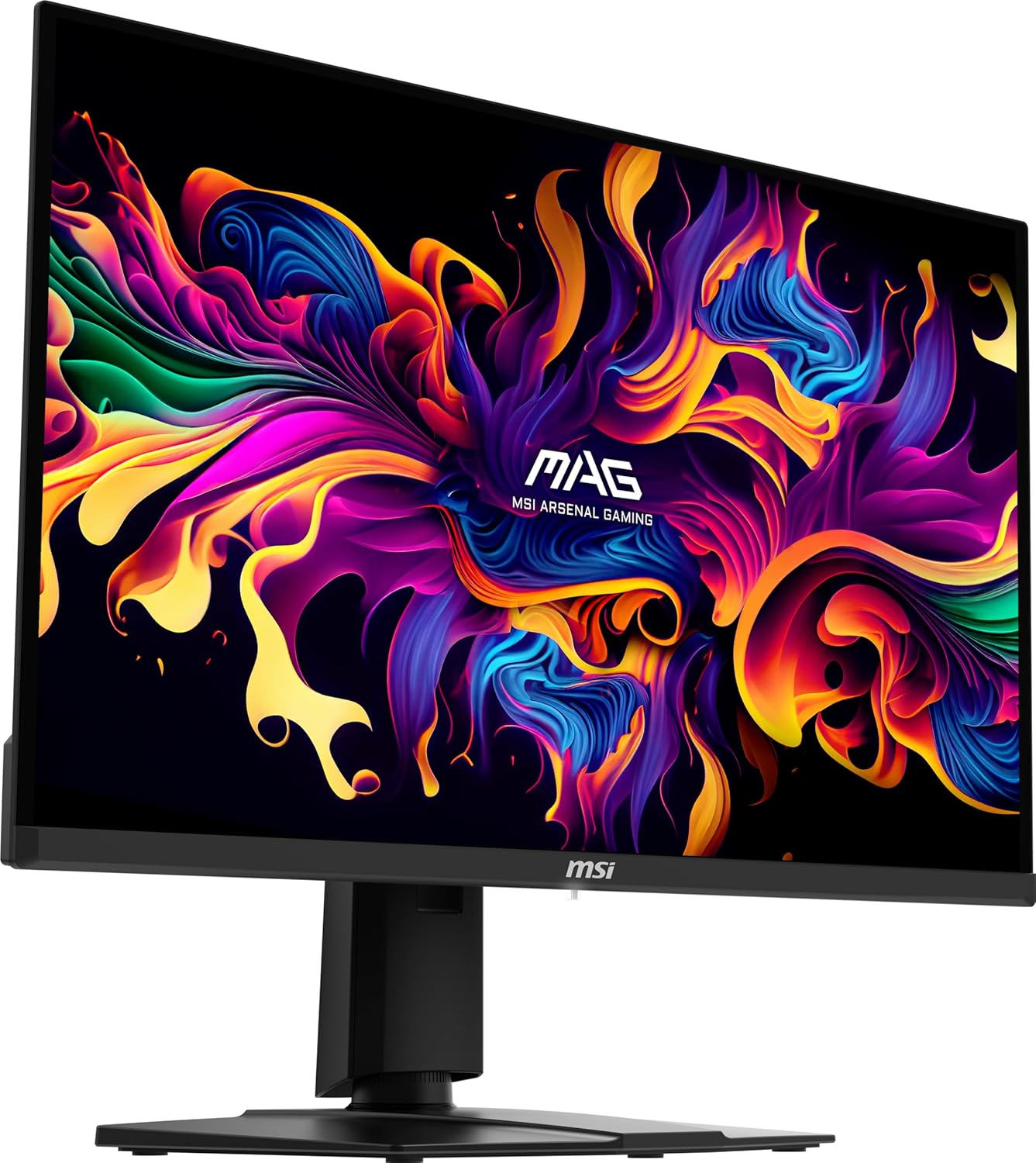 msi MAG 271QPX QD-OLED  27 OLED Gaming Monitor  2560 x 1440 (QHD)  0.03ms Response time  360Hz  True Black HDR 400  HDMI  DP Port  USB Type C  Tilt  Height  Black