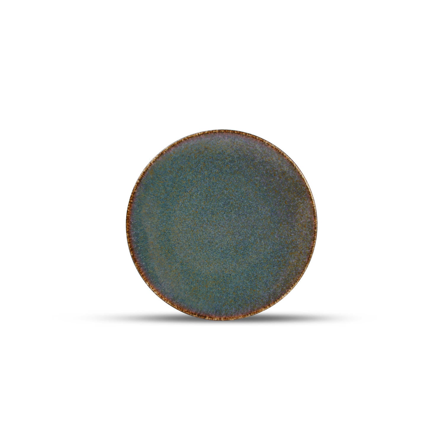 Bonbistro - Plat bord 16cm groen Cirro - Set van 6