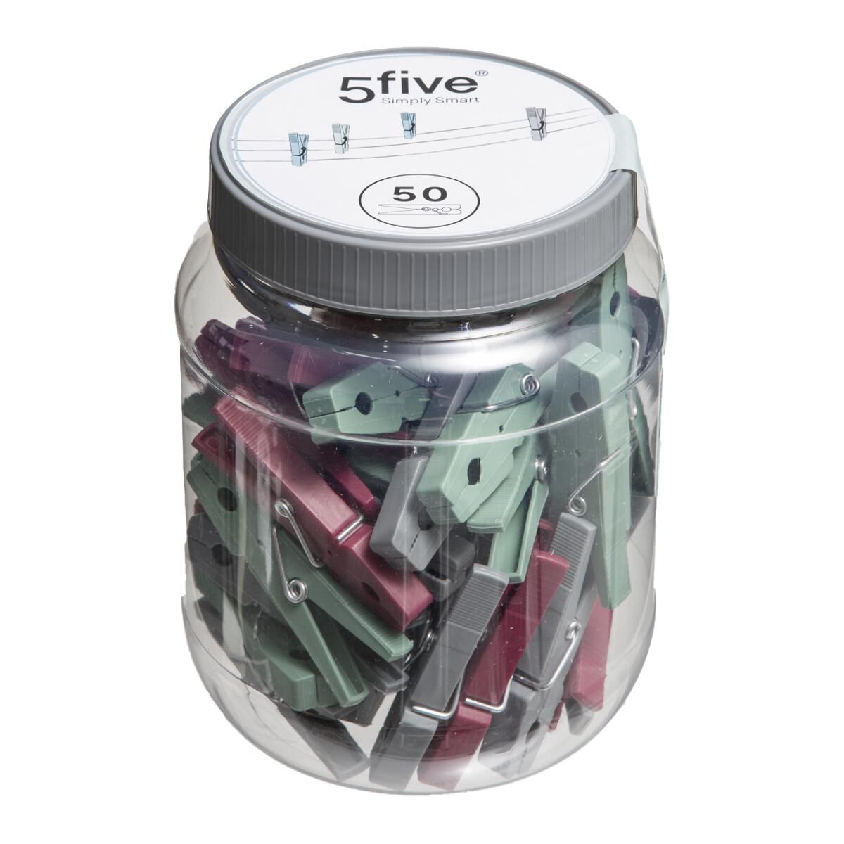 Conjunto de 50 molas para roupa