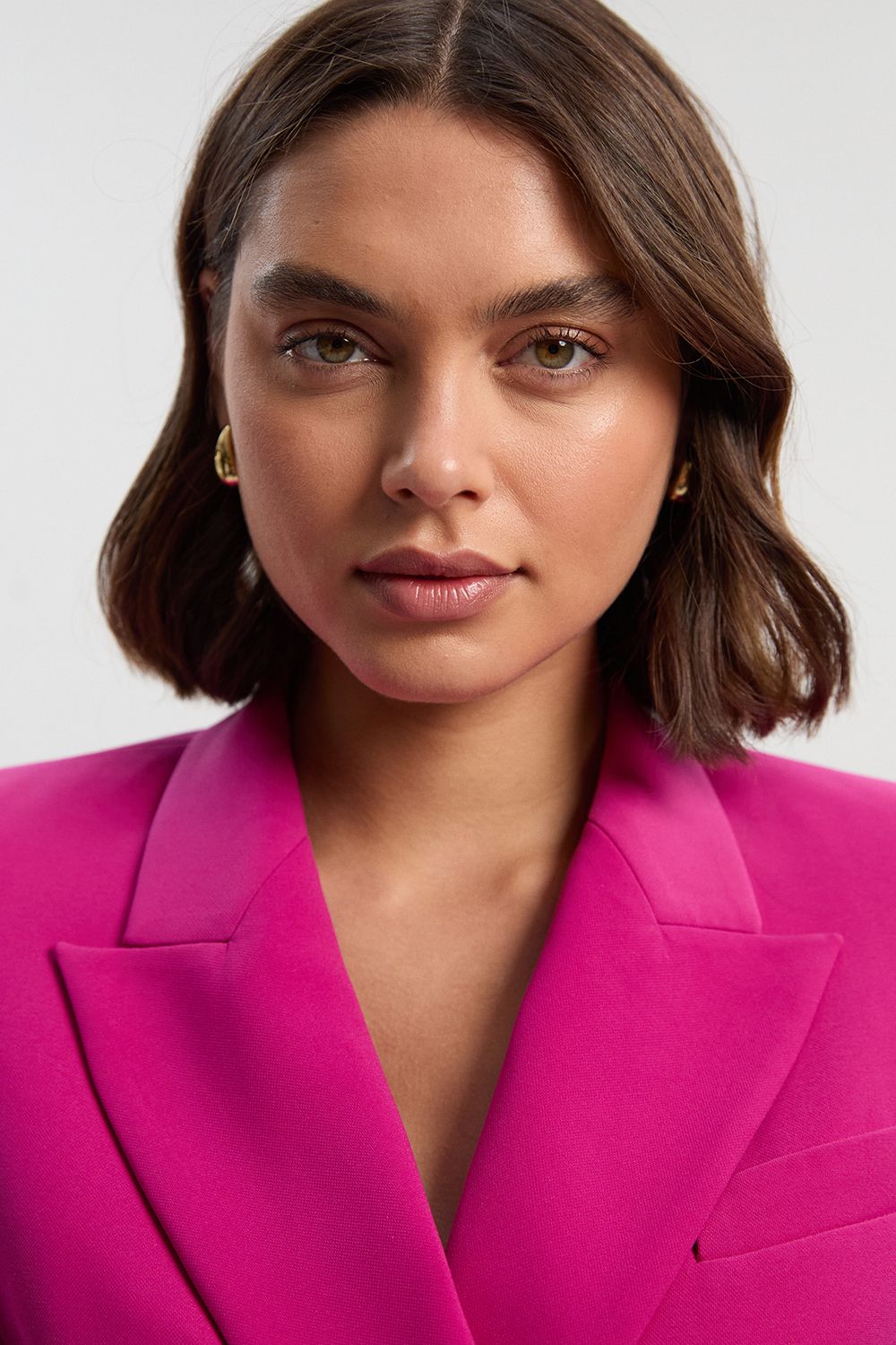 KarenMillen Polished Tailored Double Breasted Blazer Mini Dress