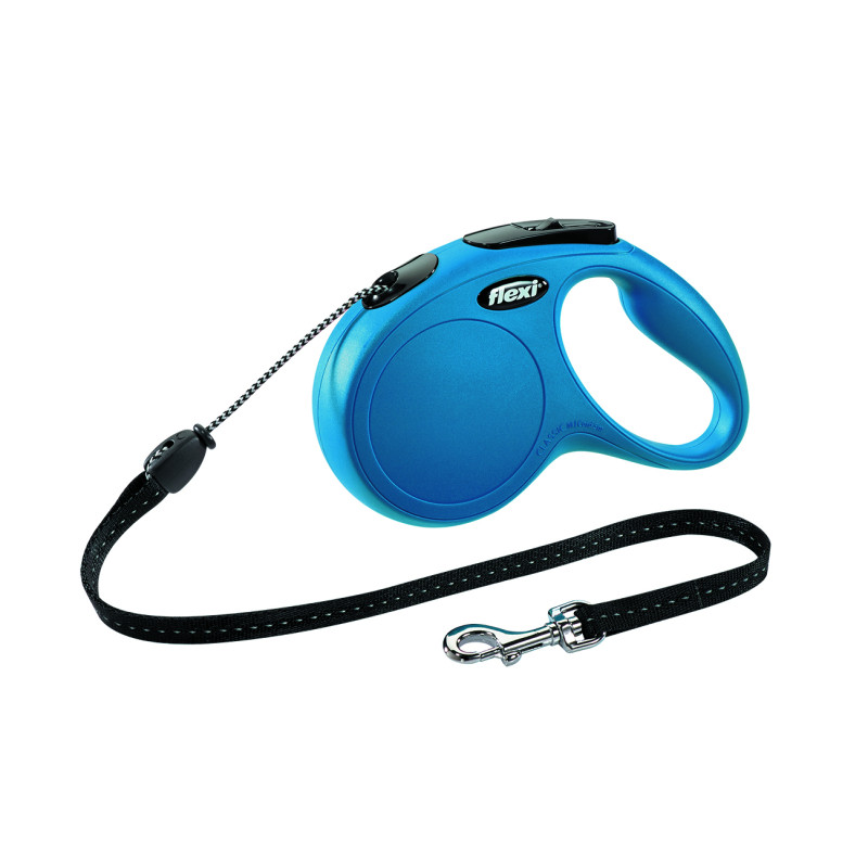 Laisse Flexi New Classic M bleue