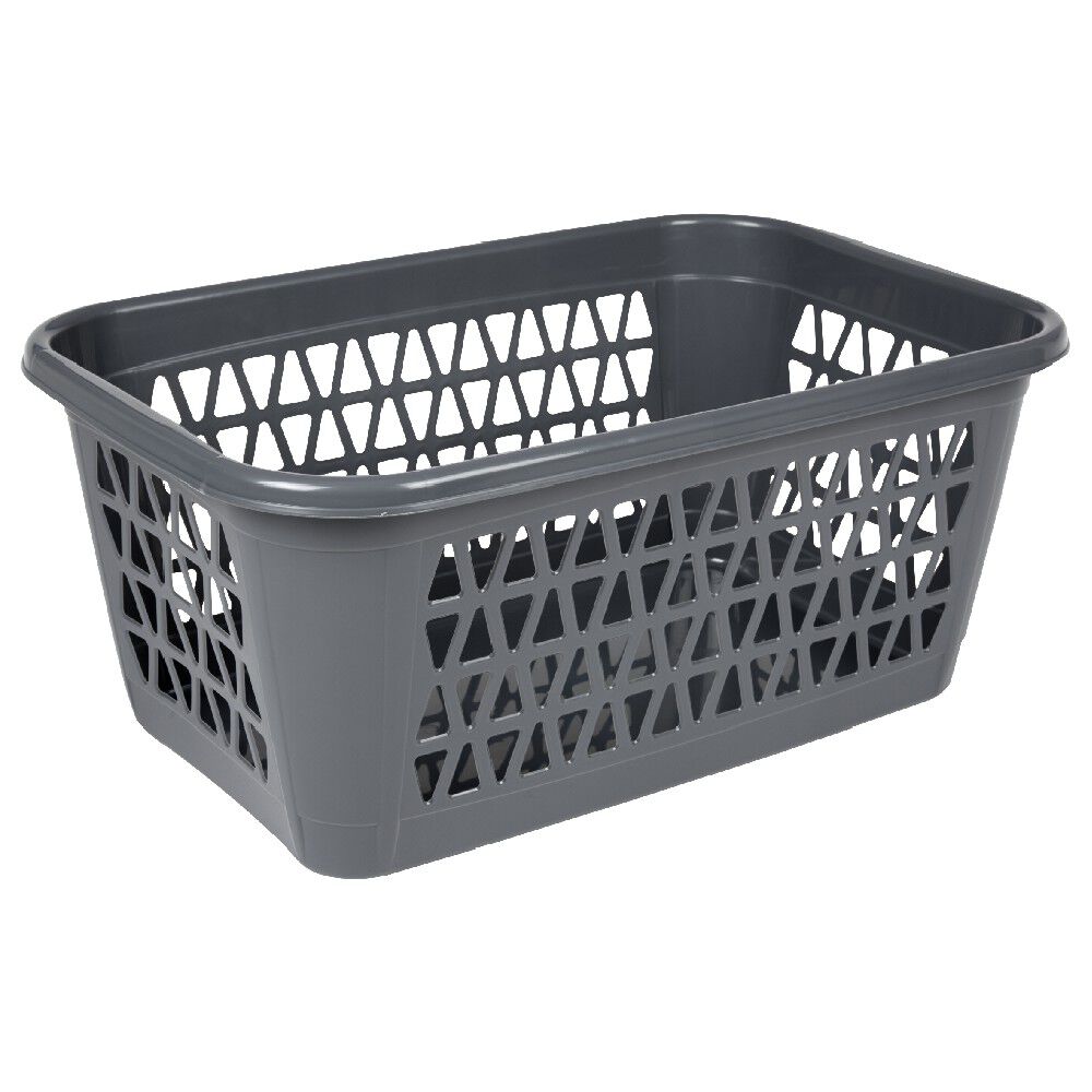Panière à linge grise 40 L