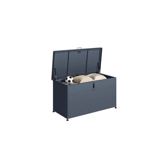 Terrassenschrank, »Gary«, Metall, pulverbeschichtet, LxBxH: 135,6x66,2x74,5 cm, anthrazit