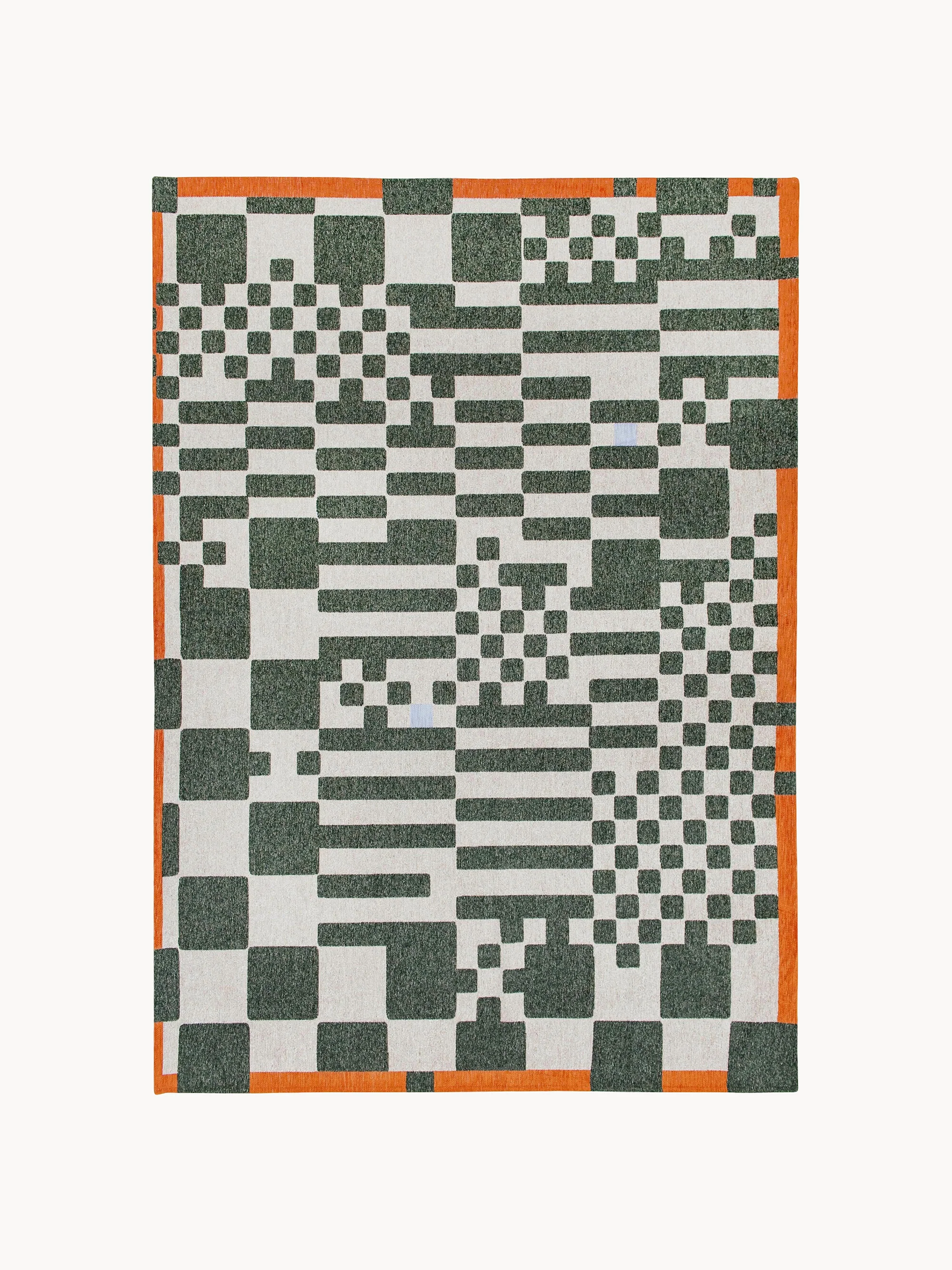 Waschbarer Indoor & Outdoor-Jacquard-Teppich Chess