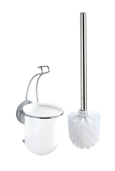 Pojemnik na szczotkę   szczotka WC, stal chromowana, WENKO