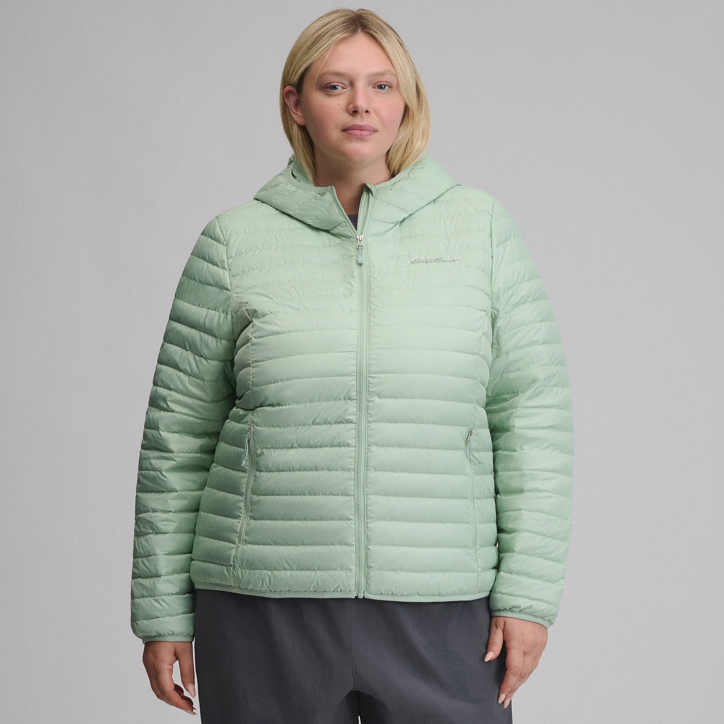 Women's Microlight Hooded Down Jacket