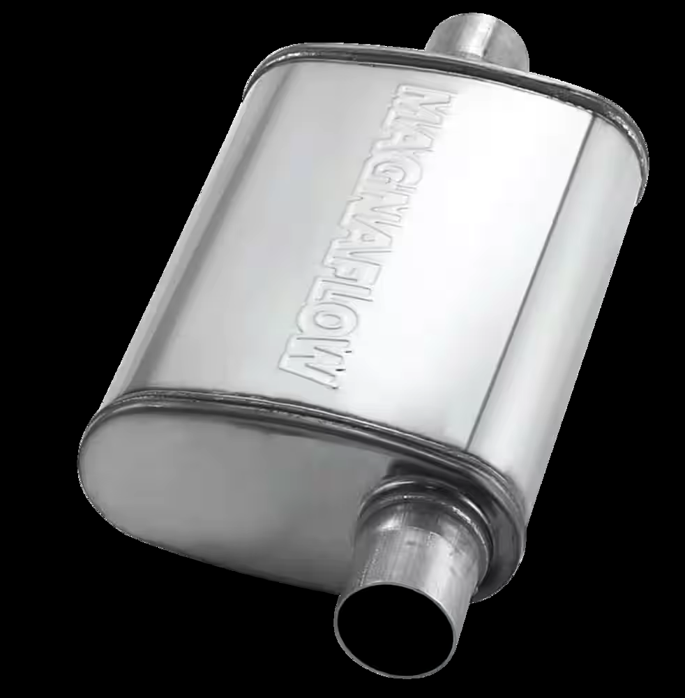 MagnaFlow Oval Straight Through Performance Exhaust Muffler,  4 x 9-in