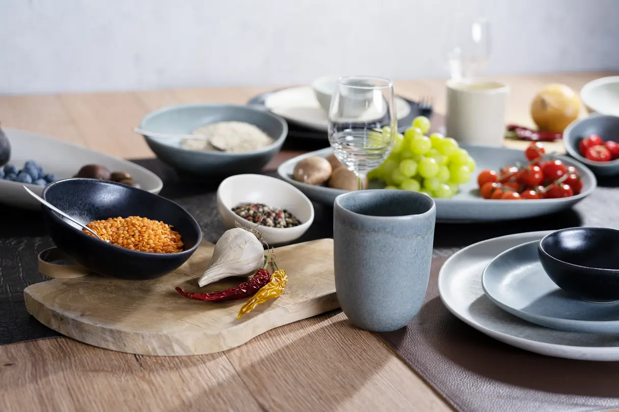 Tiefer Teller 4er-Set Pietra