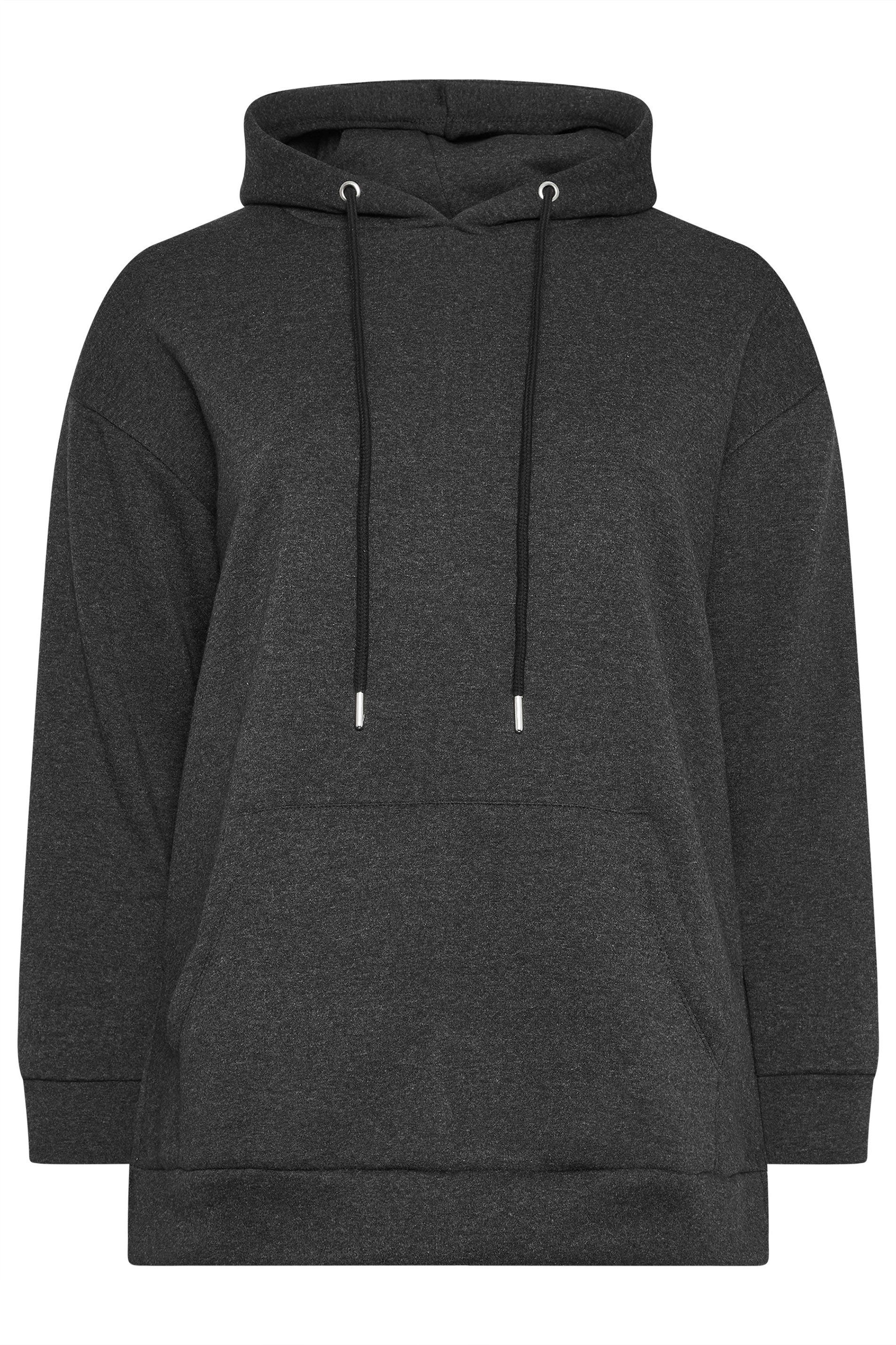 Yours Seam Detail Drawstring Hoodie