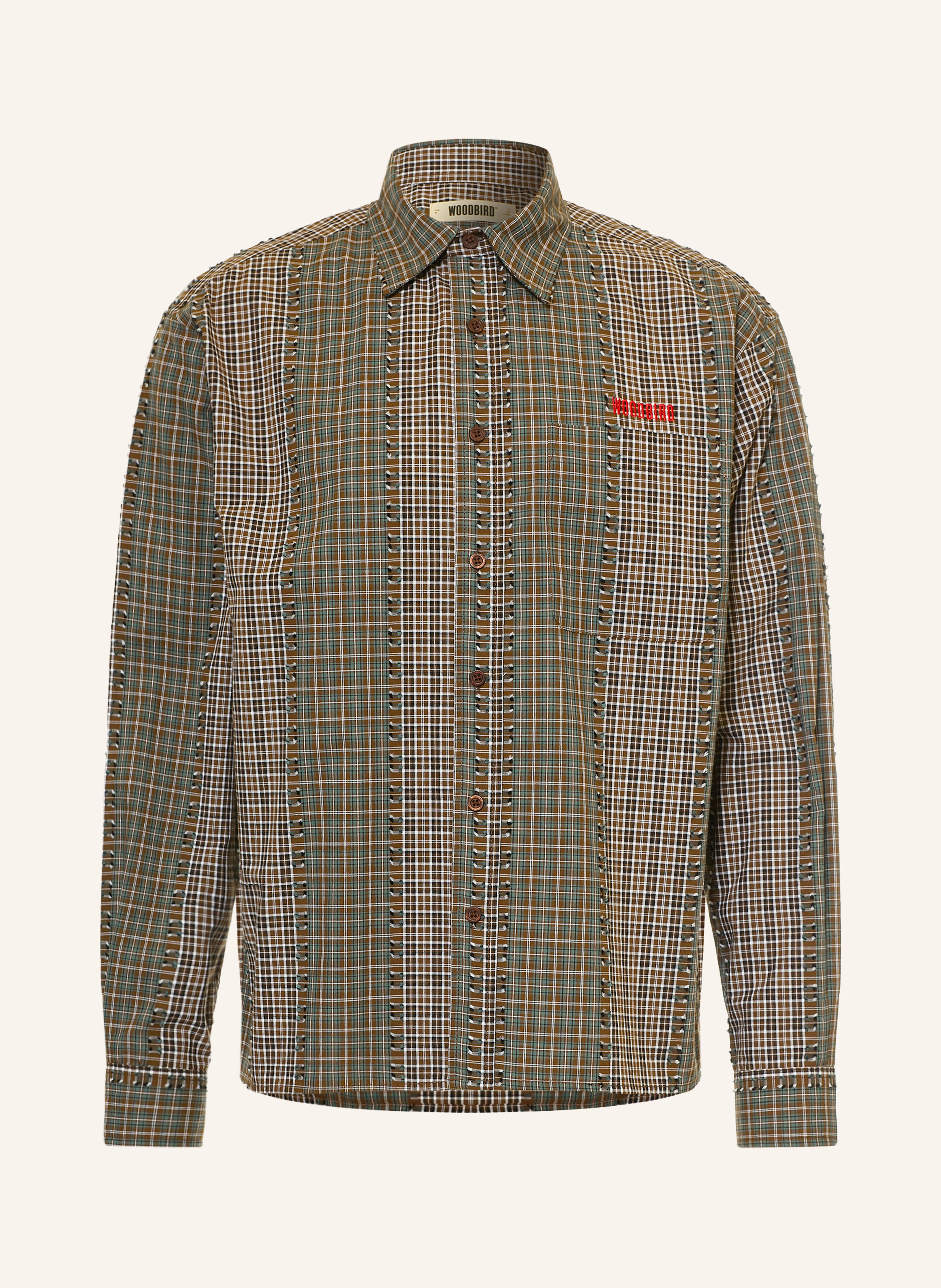 WOODBIRD Hemd WBBUZO Comfort Fit