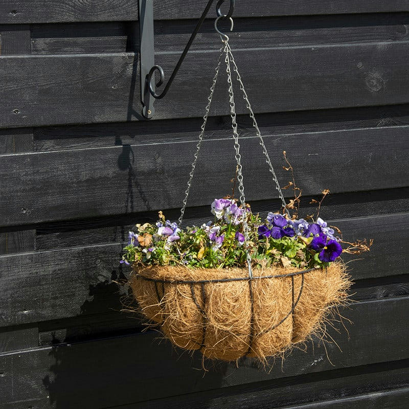 - Panier suspendu Métal noir 35 cm