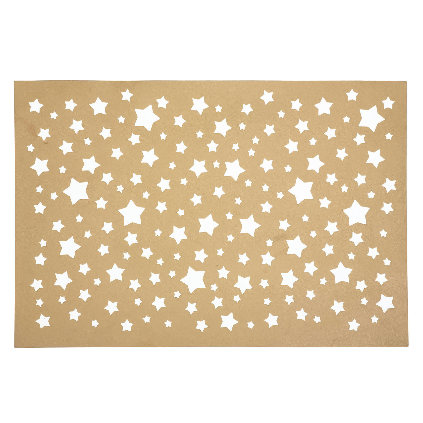 - Set de table ajouré étoiles plastique doré 30x45 cm