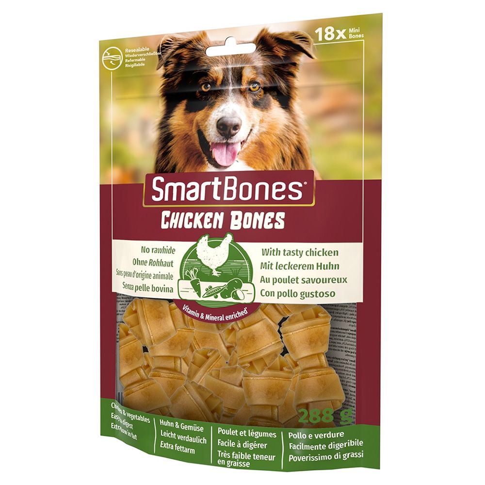 SmartBones Chew Snacks with Chicken for Small Dogs