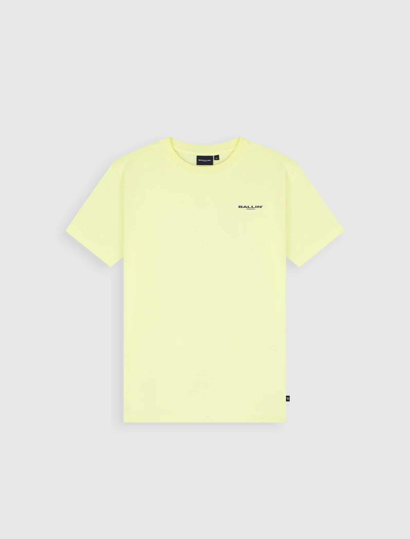 Junior Stacked Logo Sketch T-shirt | Yellow