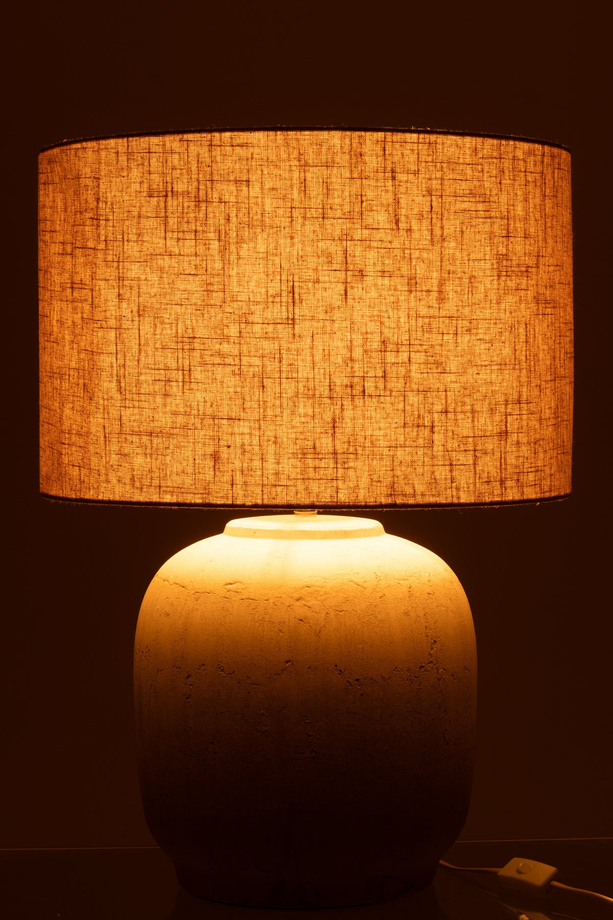 J-Line lamp Mia - keramiek/terracotta - beige - large