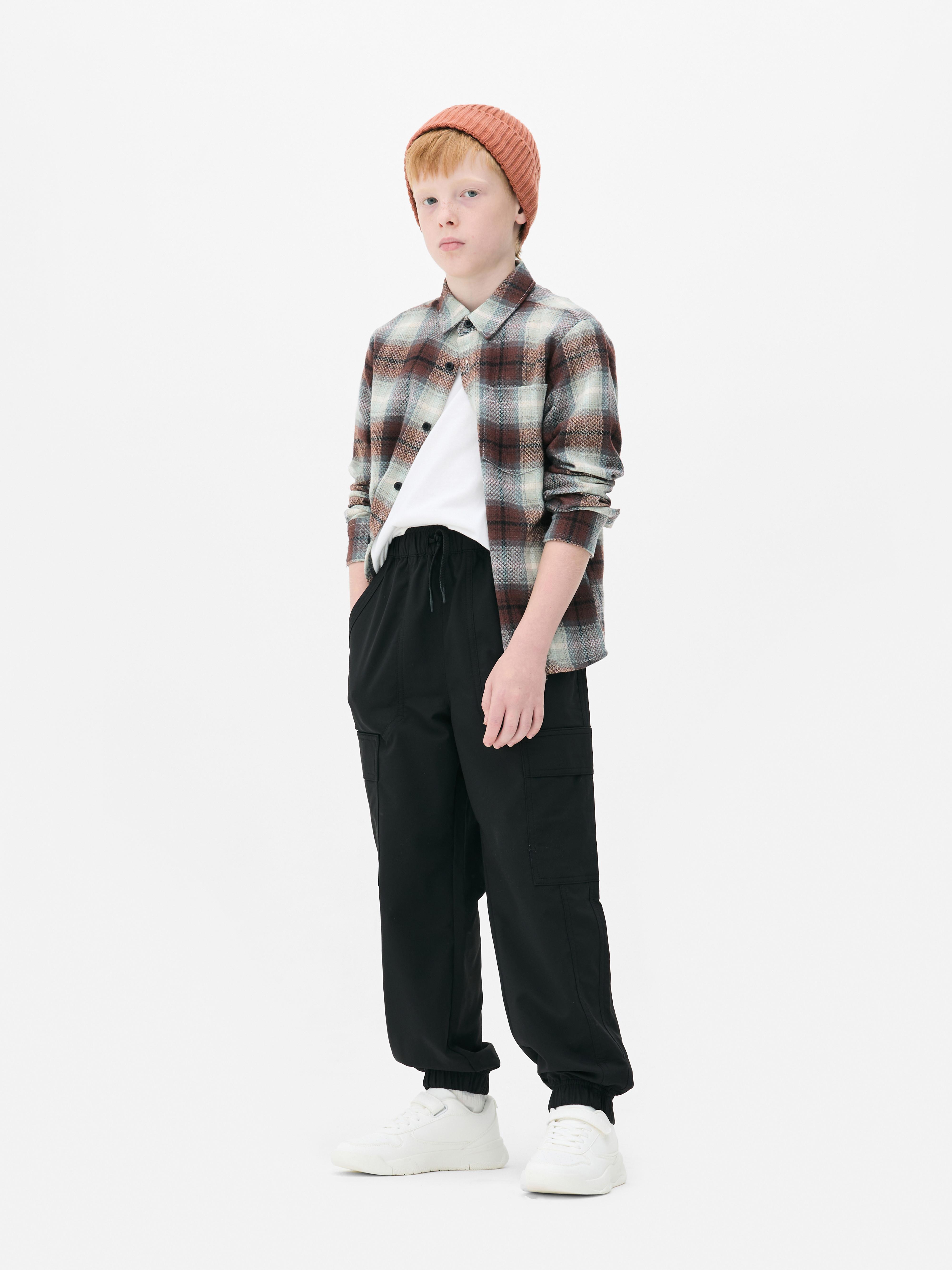 7-15yrs | Cuffed Cargo Sweatpants
