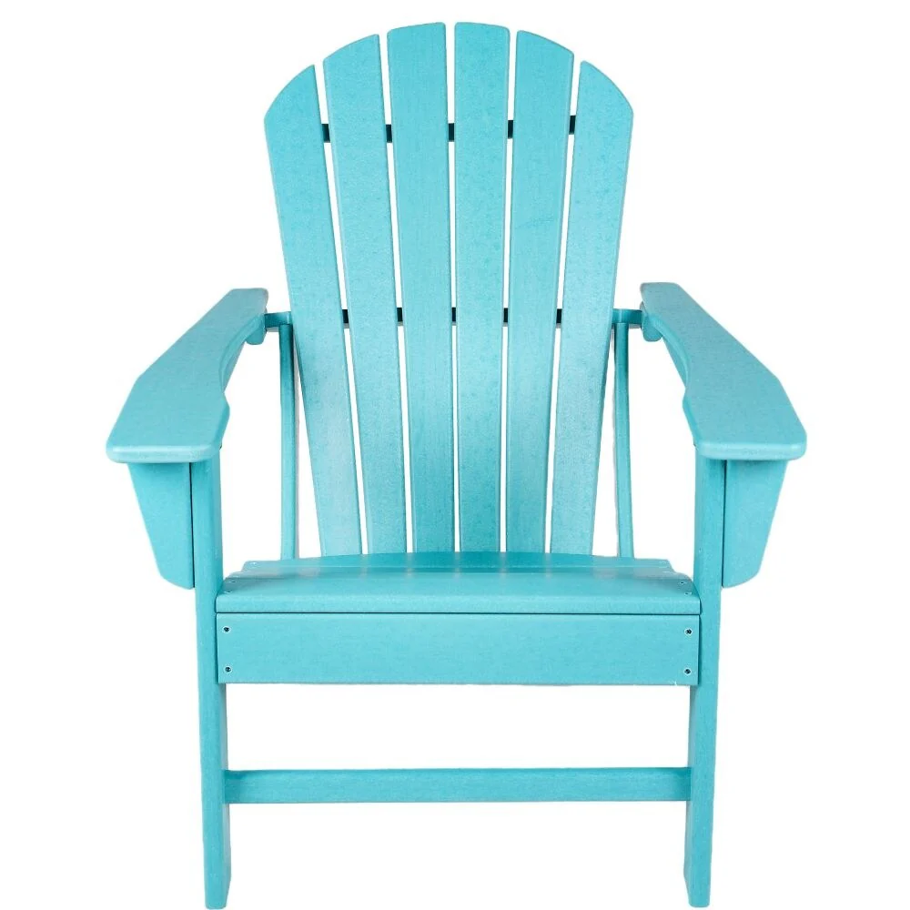 None Adirondack All-Weather 6-back Chair Backyard Outdoor Furniture Painted Seating