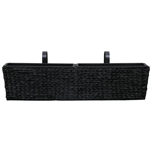 NNEVL Garden Planters 2 pcs Water Hyacinth Black