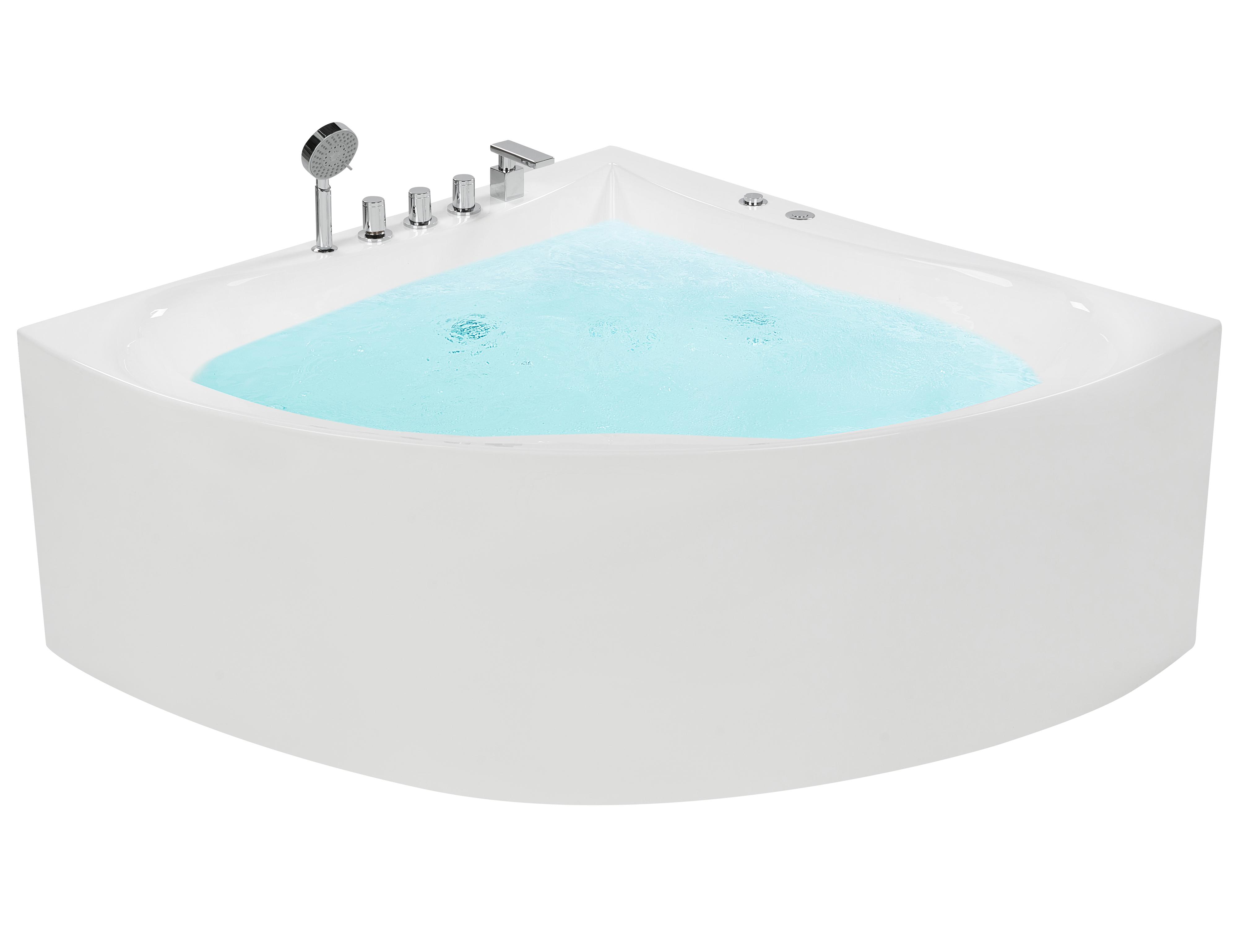 Corner Hot Tub ISLITA 1870 x 1330 mm White