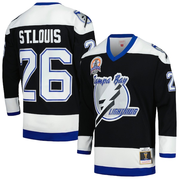 Martin St. Louis Tampa Bay Lightning 2004 Stanley Cup Champions Blue Line Player Jersey - Black