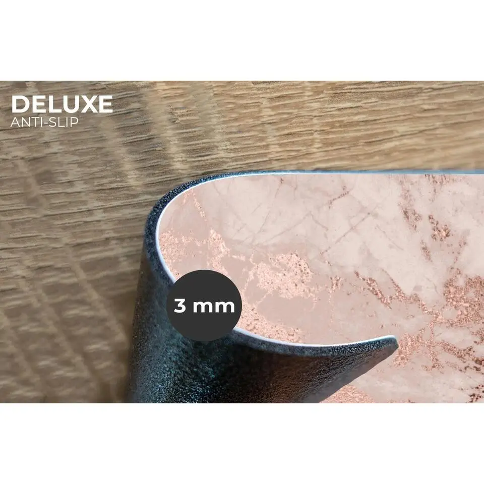 MuchoWow Placemat (6stuks) 45x30cm Marmer Roze Luxe Marmerlook