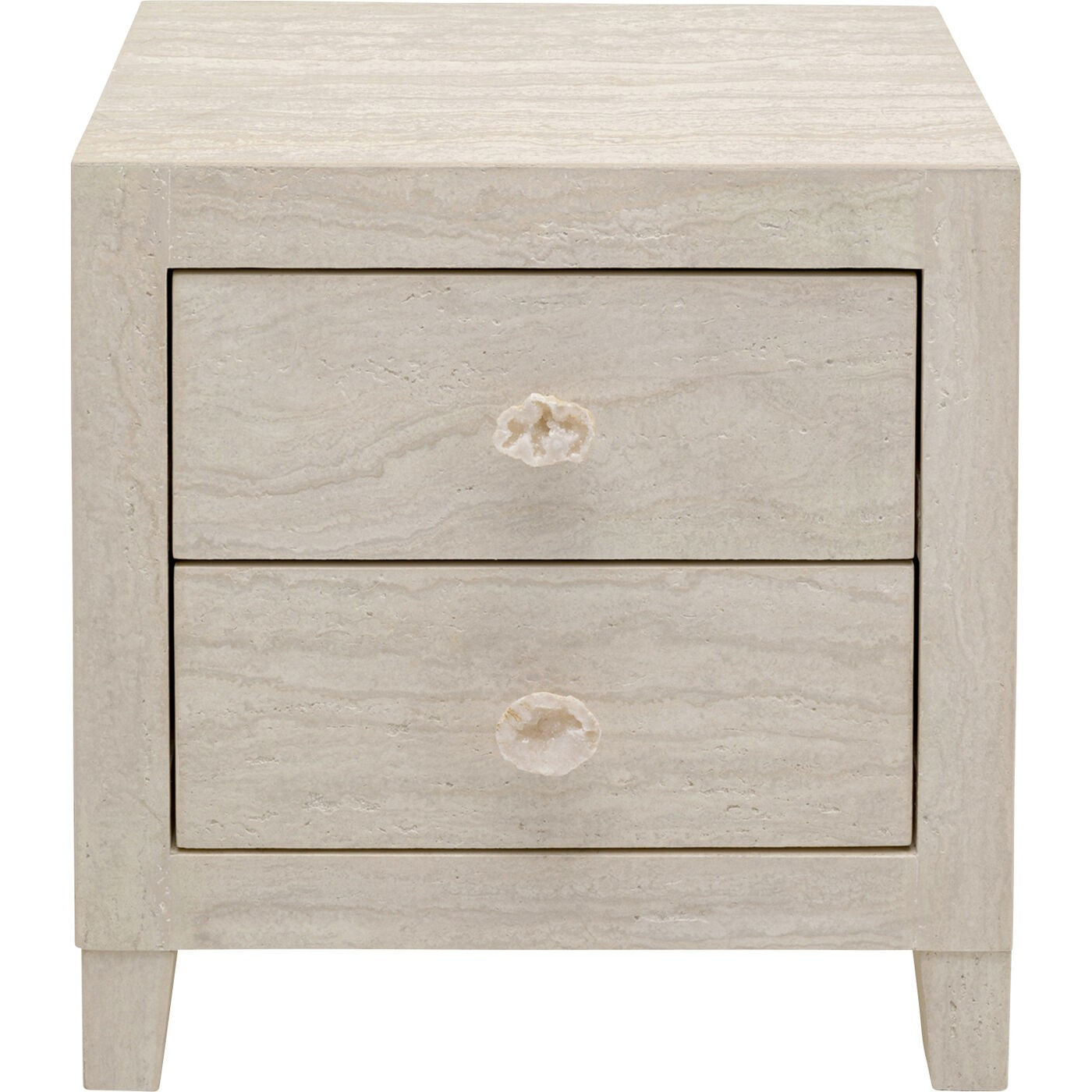 Kare Design Nachtkastje Travertino 2 lades