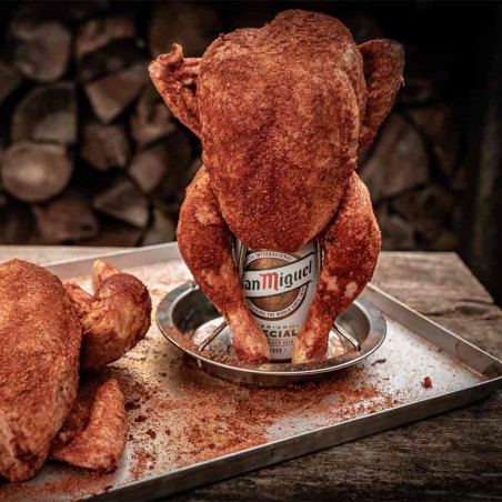 Support à poulet en inox - Grillfürst
