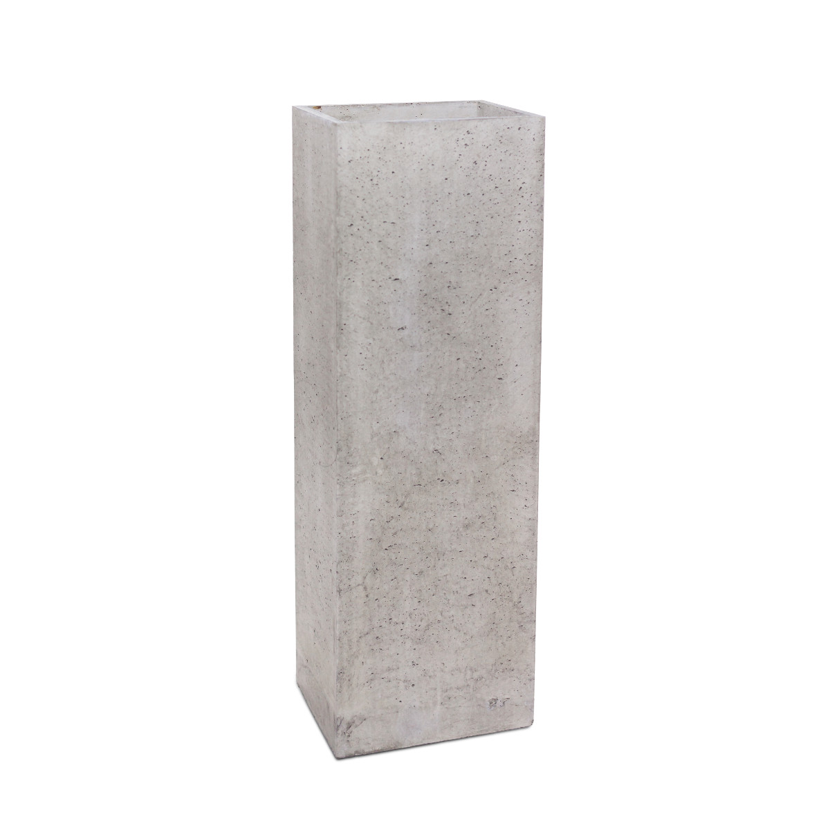 Donica Betonowa Zewnętrzna Zadora TOWER L 31x25x93 szary naturalny