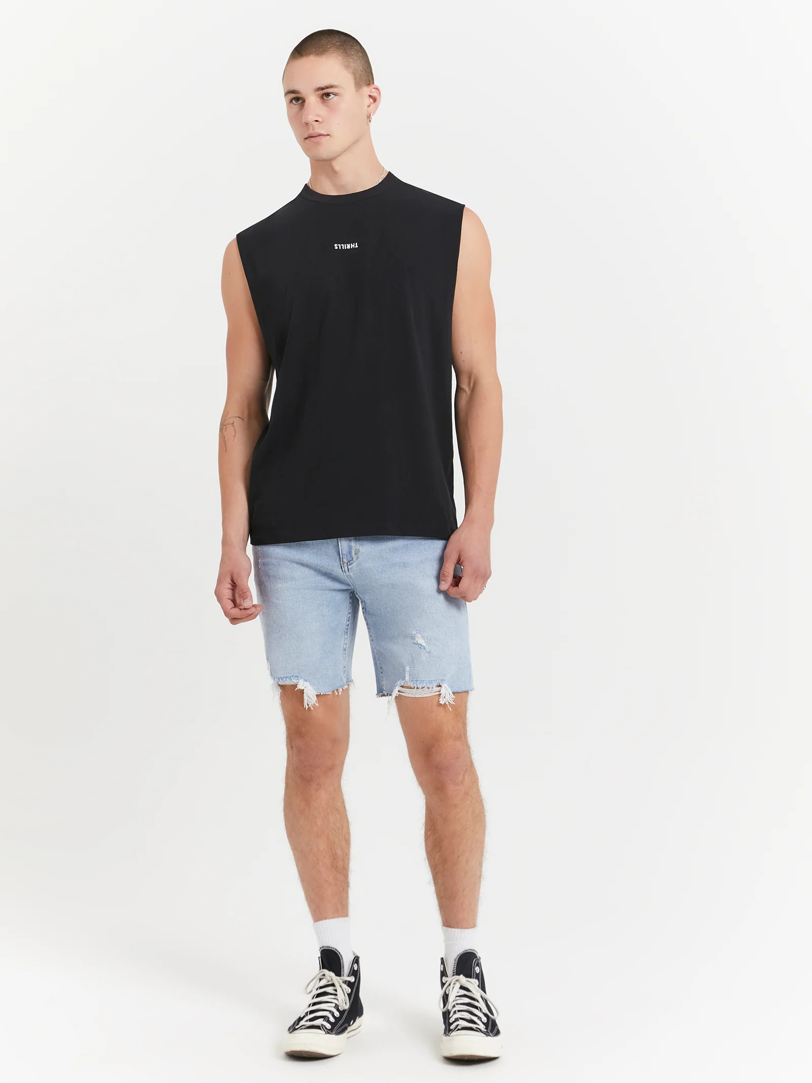 Minimal Thrills Merch Fit Muscle T-Shirt
