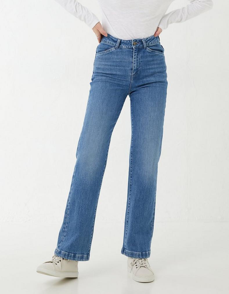 Elise Wide Leg Comfort Stretch Jeans