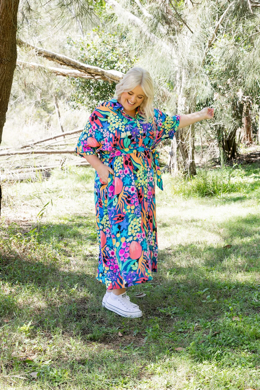Maddy Dress in Natives by Kasey Rainbow