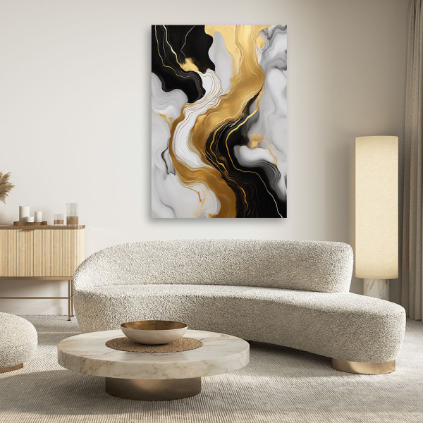 Feeby Obraz na płótnie, Abstrakcyjny Marmur 40x60