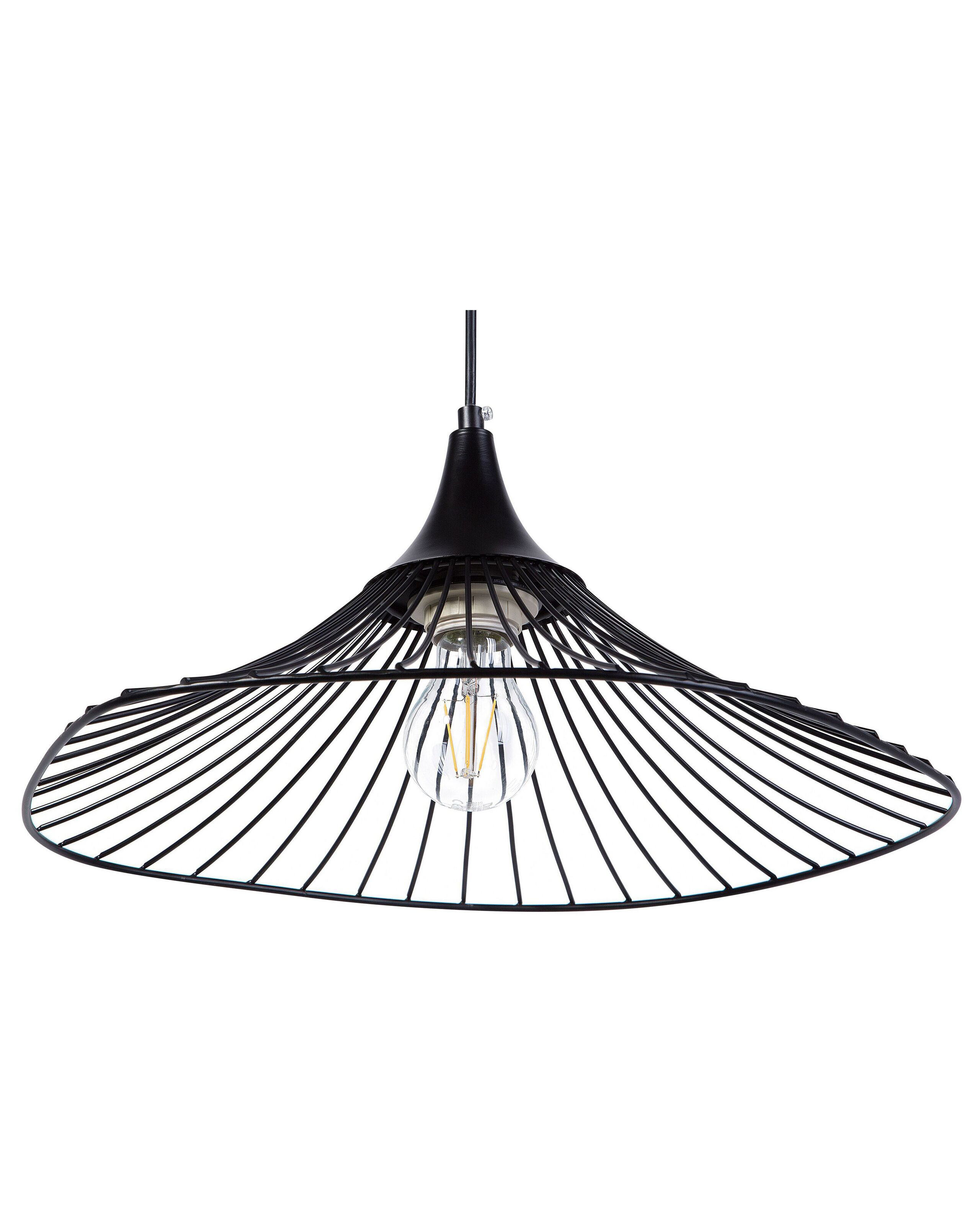 Lampa wisząca MAZARO Metal Czarny