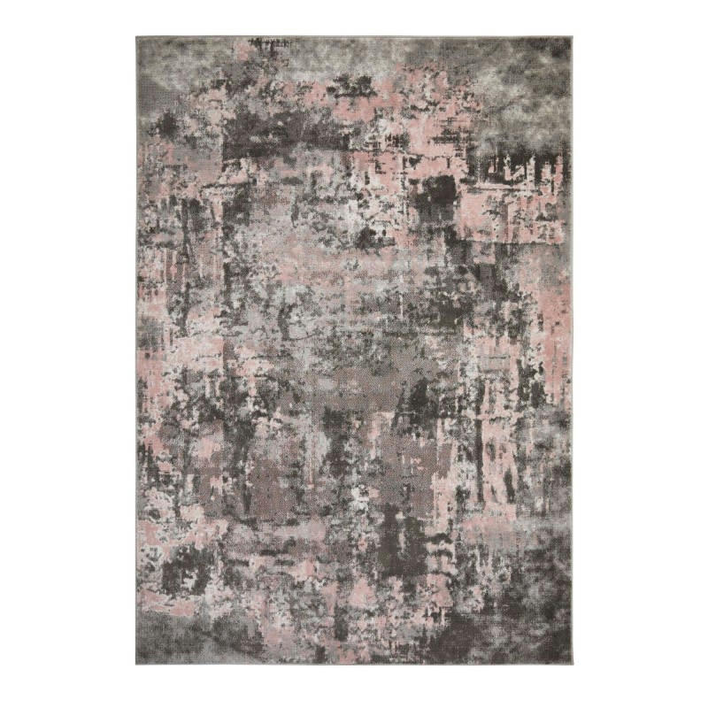 WONDERLUST - Tapis design Rose et gris 120 x 170