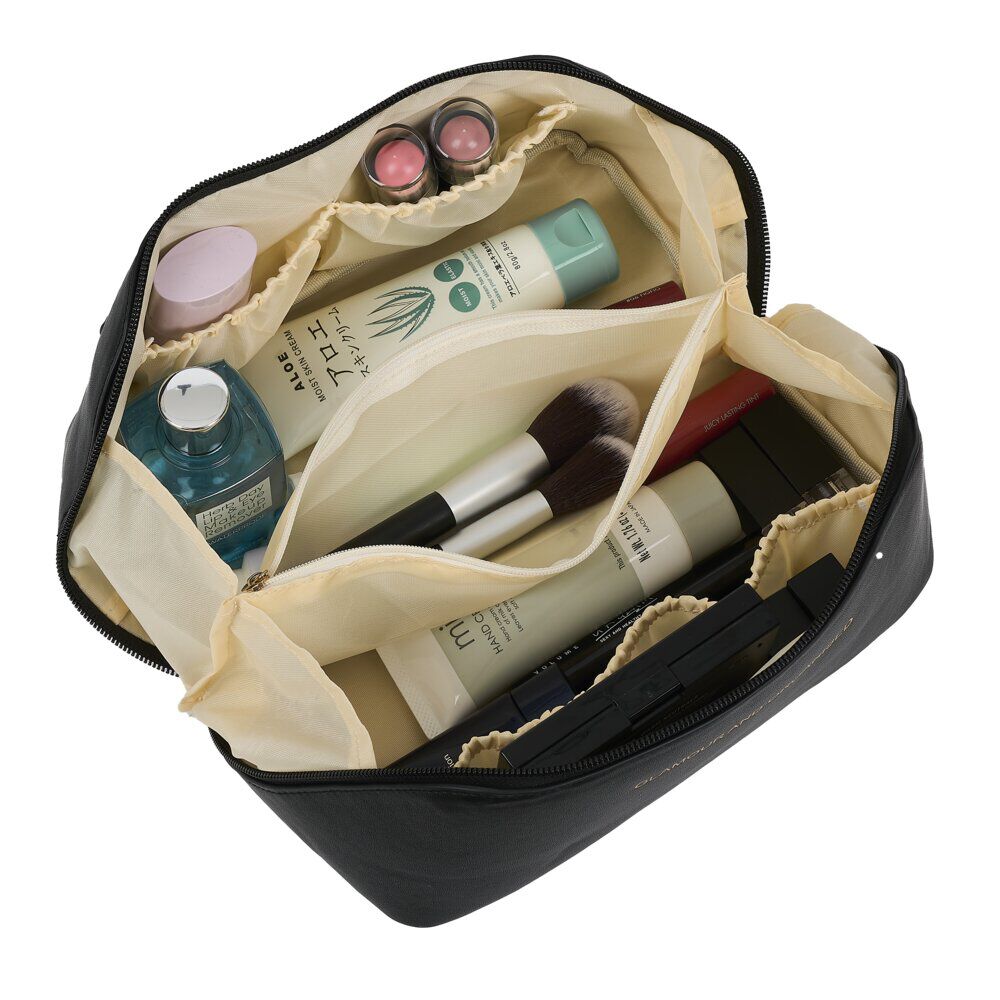 Trousse de toilette glamour 23,5x10,5x11cm (3 modèles)