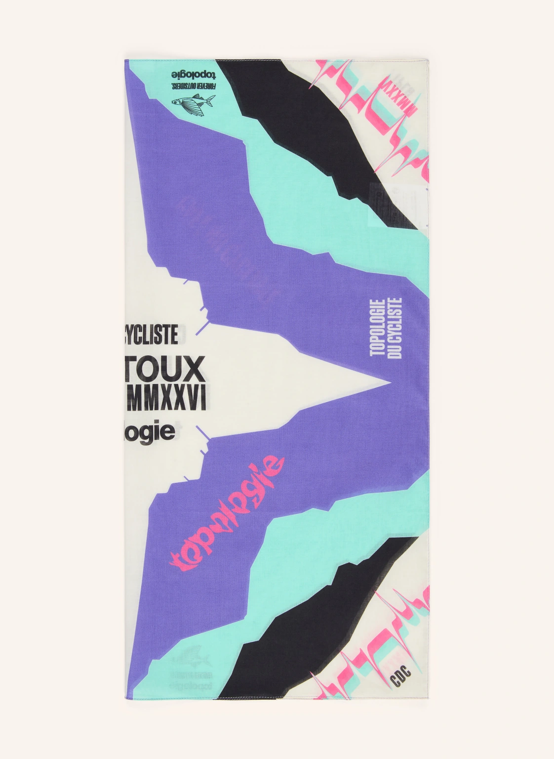 CAFÉ DU CYCLISTE Multifunktionstuch TOPOLOGIE