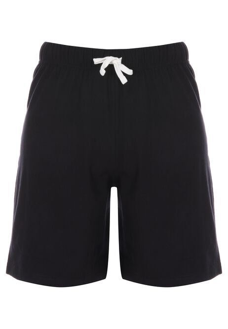 Mens Cream Stripe Short Pyjama Set