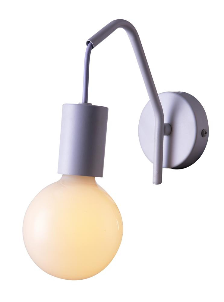 Lampa kinkiet BASSO 1x40w e27 biały matowy